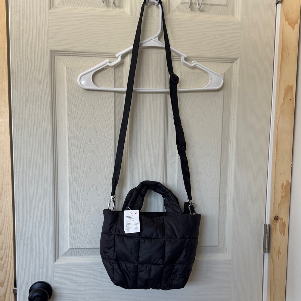 Quilted Grid Crossbody
